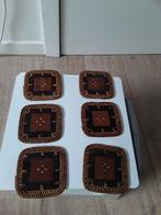 Set of 6, Huis en Inrichting, Woonaccessoires | Onderzetters, Ophalen of Verzenden, Zo goed als nieuw