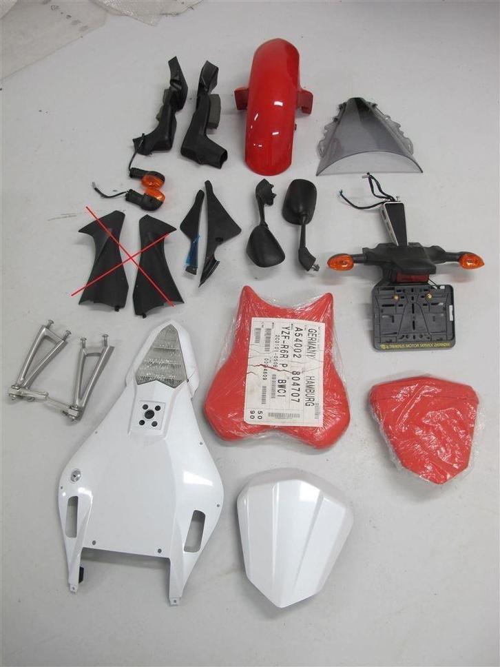 Yamaha R6 onderdelen model 2006 tot heden, Motoren, Onderdelen | Yamaha, Gebruikt, Ophalen of Verzenden