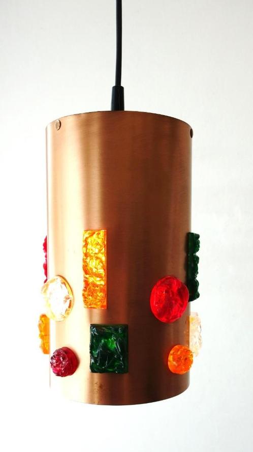 Vintage hanglamp brutalist Fischer Leuchten Mid-Century, Maison & Meubles, Accessoires pour la Maison | Autre, Utilisé, Enlèvement ou Envoi