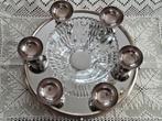  Art table ensemble dessert salade fruits argent cristal, Antiquités & Art, Enlèvement ou Envoi, Argent