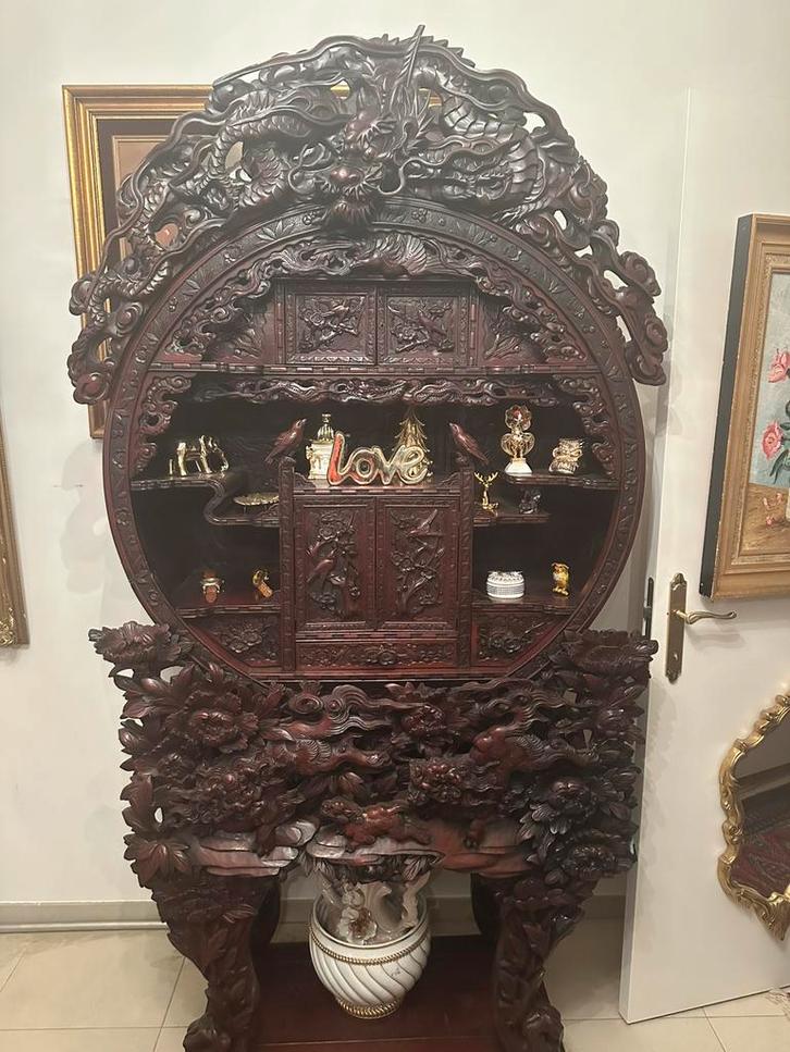 Chinese antieke kast (rozenhout)Qing-dynastie 1644-1912, Antiek en Kunst, Antiek | Meubels | Kasten, Ophalen