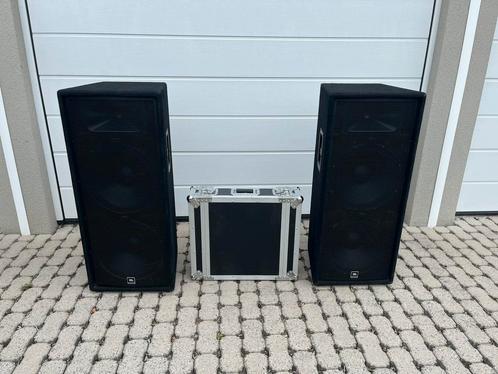 JBL professionele speakerset met versterker en equalizer, Audio, Tv en Foto, Luidsprekerboxen, Zo goed als nieuw, JBL, Ophalen