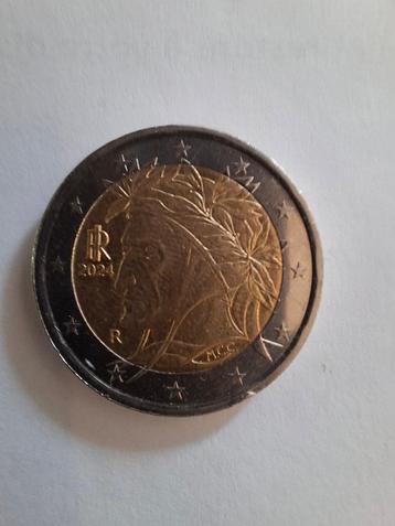 2 euromunt Italië Dante Alighieri 2024 beschikbaar voor biedingen