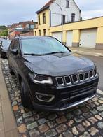 Jeep Compass limited 2018, Auto's, Voorwielaandrijving, 4 cilinders, Leder en Stof, Zwart