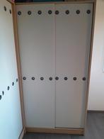 2 identieke witte/houten kasten met schuifdeuren, Huis en Inrichting, Kasten | Kleerkasten, Ophalen, 50 tot 100 cm, Zo goed als nieuw