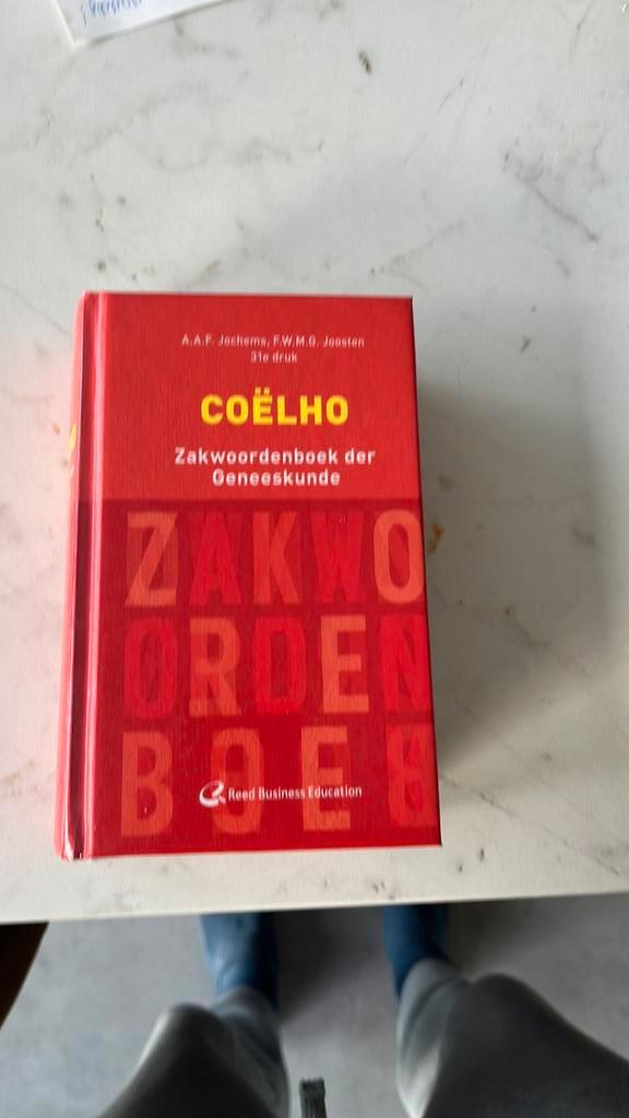 A.A.F. Jochems - Coëlho zakwoordenboek der geneeskunde, Boeken, Wetenschap, Ophalen
