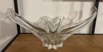Mooie transparante murano schaal met sticker, Antiek en Kunst, Ophalen of Verzenden