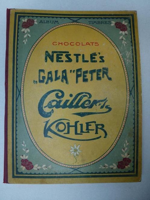 album timbres couverture verte "Gala" de Chocolat Nestlé Pet, Livres, Livres d'images & Albums d'images, Utilisé, Album d'images