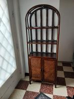 Étagère sur pieds vintage en rotin des années 70., Antiquités & Art, Enlèvement