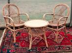 Vintage rotan set, Ophalen, Gebruikt