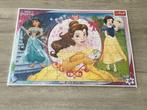 Disney Princessen 2in1 puzzle, Verzenden, Meer dan 50 stukjes, Zo goed als nieuw, 6 jaar of ouder