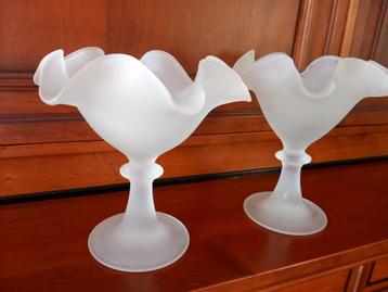 Ijscoupes, Huis en Inrichting, Keuken | Servies, Ophalen, Zo goed als nieuw, Glas, Glas of Glazen