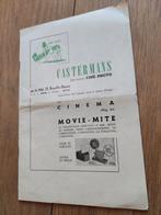 CASTERMANS  ciné-photo reclamefolder, Ophalen of Verzenden, Folder