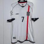 Engeland Beckham Voetbal Thuisshirt Orgineel Nieuw 2002, Comme neuf, Envoi
