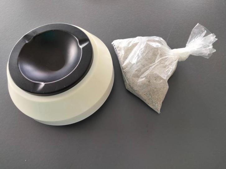 Vintage plastic asbak 15cm, Verzamelen, Rookartikelen, Aanstekers en Luciferdoosjes, Nieuw, Asbak, Ophalen of Verzenden