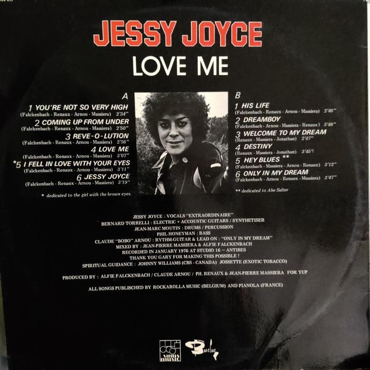Jessy JOYCE -Love me - 33 T - Promo BE, Cd's en Dvd's, Vinyl Singles, Gebruikt, Overige typen, Overige genres, Overige formaten