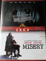 Misery + Usual Suspects / 2 DVD, Enlèvement ou Envoi, Comme neuf