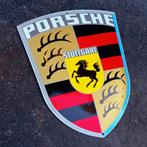 Emaille Schild PORSCHE Reclamebord Vintage Plaque Duitsland, Verzamelen, Verzenden, Gebruikt, Reclamebord