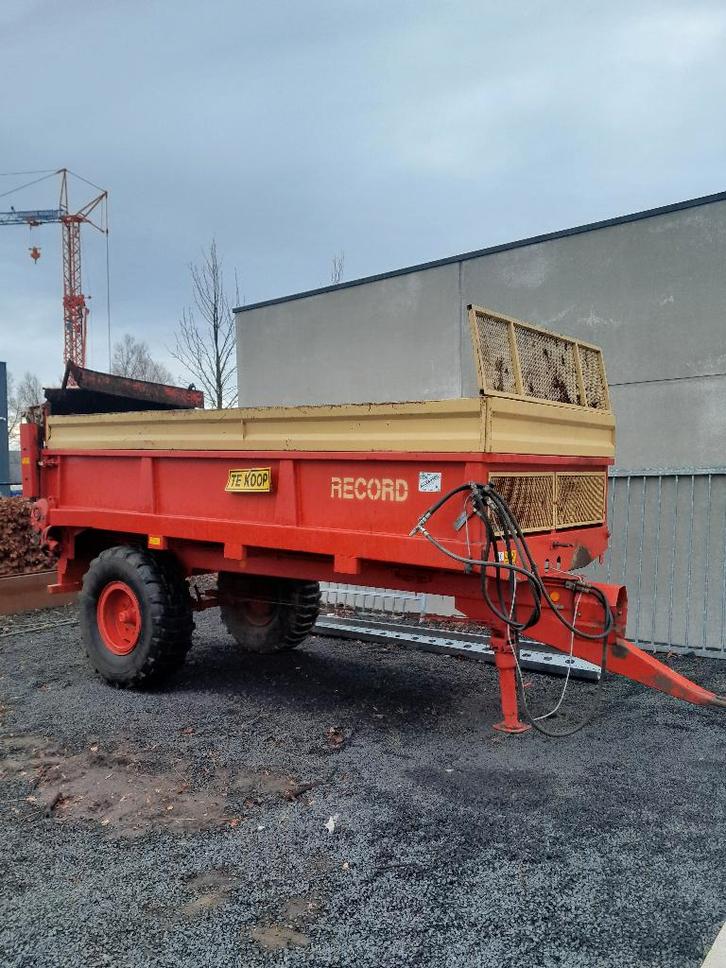 Mestwagen Record, Zakelijke goederen, Landbouw | Werktuigen, Ophalen of Verzenden