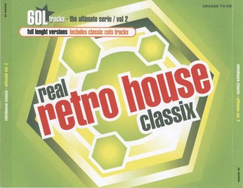 4CD Various – Real Retro House Classix Volume 2 - 2001, CD & DVD, CD | Compilations, Comme neuf, Dance, Enlèvement ou Envoi