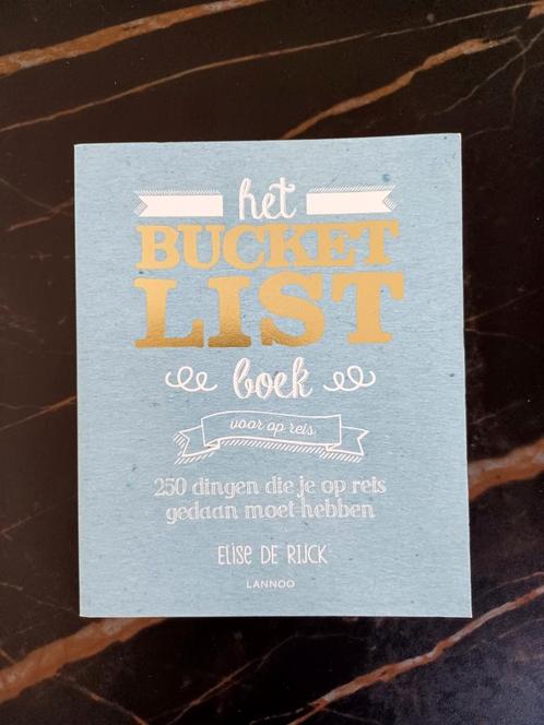 Elise De Rijck - Het Bucketlist boek voor op reis, Livres, Mode, Neuf, Enlèvement ou Envoi