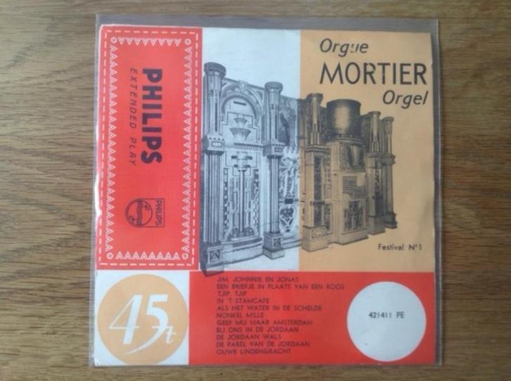 single orgue mortier orgel, Cd's en Dvd's, Vinyl Singles, Single, Overige genres, 7 inch, Ophalen of Verzenden