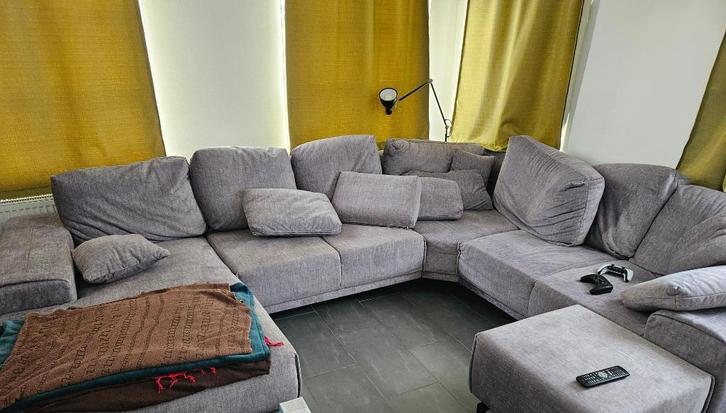 Grote Custom-Made Zetel L-vorm - Erg comfortabel, Huis en Inrichting, Zetels | Zetels en Chaises Longues, Zo goed als nieuw, Vierpersoons of meer