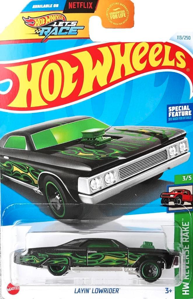 Hot Wheels - HW Reverse Rake - Layin' Lowrider - 1:64, Hobby en Vrije tijd, Modelauto's | Overige schalen, Nieuw, Auto, Ophalen of Verzenden
