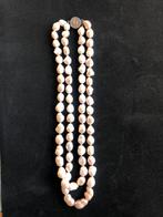 Dubbel Parelsnoer – Barok Zoetwaterparels – Zilver (925), Antiek en Kunst, Ophalen of Verzenden, Zilver