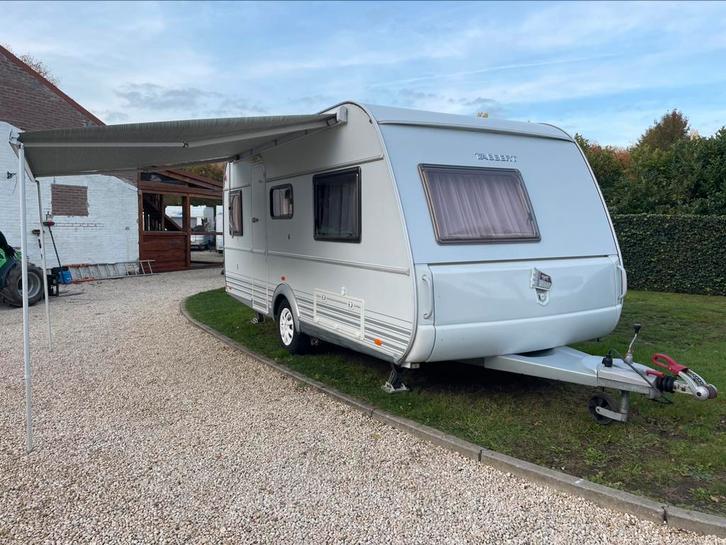 Caravan Tabbert 450 Da Vinci met Mover en vaste luifel, Caravans en Kamperen, Caravans, Bedrijf, Rondzit, Tabbert, Douche, Kachel