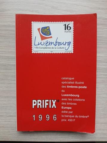 Postzegelcatalogus Prifix Luxemburg 1996 beschikbaar voor biedingen