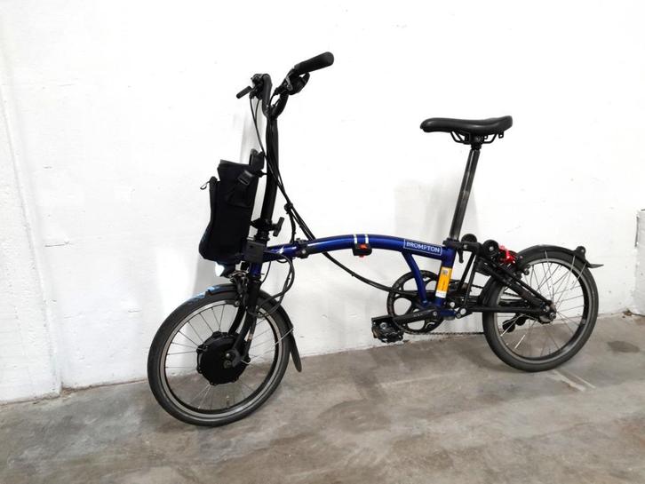 Brompton électrique, Fietsen en Brommers, Fietsen | Vouwfietsen, Gebruikt, Brompton, Totaal opvouwbaar, Versnellingen, Ophalen