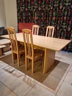 Tafel met 4 stoelen, Huis en Inrichting, Gebruikt, Ophalen