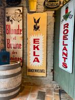 Emaillebord ekla vandenheuvel, Verzamelen, Ophalen, Zo goed als nieuw, Reclamebord