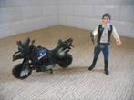 Star Wars Han solo + een motorfiets. B, Ophalen of Verzenden, Actiefiguurtje
