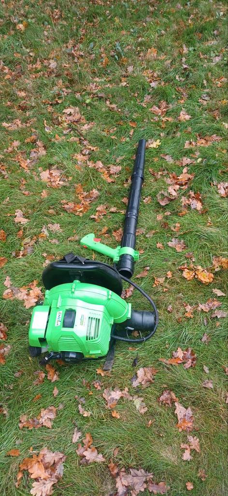 Florabest benzine rugbladblazer, Tuin en Terras, Bladblazers, Gebruikt, Ruggedragen, Benzine, Ophalen