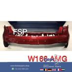 W166 GLE ML AMG Achterbumper rood origineel Mercedes 166, Pare-chocs, Utilisé, Enlèvement ou Envoi, Mercedes-Benz