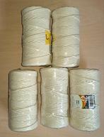 5 rollen katoentouw 3mm - 100meter lengte., Verzenden, Nieuw