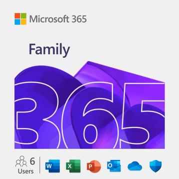 Office 365 Family 12 Mois 6 Utilisateurs, 1 Tb beschikbaar voor biedingen