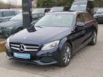 Mercedes C200d, Auto's, Mercedes-Benz, 4 cilinders, Blauw, Leder, Bedrijf