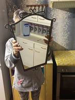 Spiegel met smeedijzer, Ophalen, Minder dan 50 cm, Gebruikt, Minder dan 100 cm
