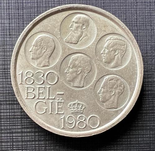 Belgische munt - 500 Frank - 1980, Timbres & Monnaies, Monnaies | Belgique, Monnaie en vrac, Argent, Enlèvement ou Envoi