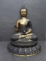 Statue de bouddha en bronze/laiton-Abhaya-mudrā-Asie, Enlèvement ou Envoi, Neuf