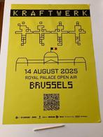 Poster Kraftwerk Brussel 14.08.25 - A1 formaat, Verzamelen, Posters, Ophalen, Rechthoekig Staand, Zo goed als nieuw, A1 t/m A3