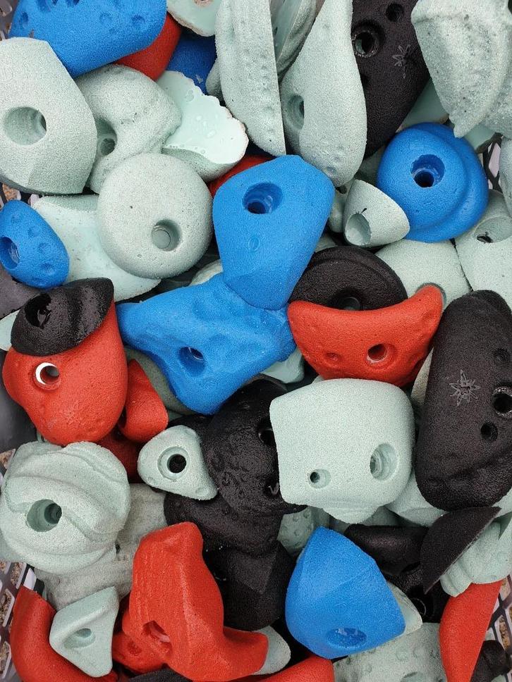 50x prises d'escalade S M L, Hobby & Loisirs créatifs, Hobby & Loisirs Autre, Comme neuf, Envoi