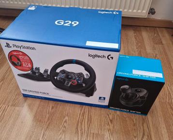 **Logitech G29 + Shifter + Race Stand**, Enlèvement, Comme neuf, Volant ou Pédales, PlayStation 5