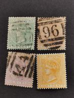 Ceylon 1883/98 - Koningin Victoria, Ophalen of Verzenden, Gestempeld, Zuid-Azië