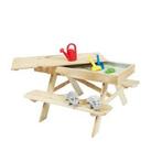 Picknicktafel met ingebouwde zandbak, Ophalen, Zo goed als nieuw