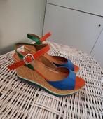 vintage sandalen, Ophalen, Blauw, Cypress, Zo goed als nieuw