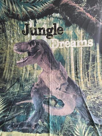 1persoons dekbedovertrek dinosaurus + kussensloop beschikbaar voor biedingen